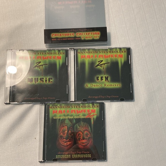 Halloween 2 Creatures Collection CD Mannheim Steamroller Set of 3 - Picture 9 of 9